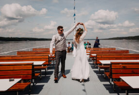 Hochzeitsfeier auf dem Schiff am Starnberger See
